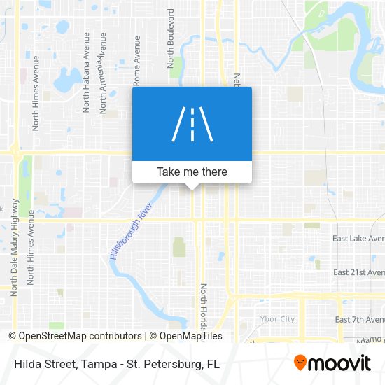 Hilda Street map