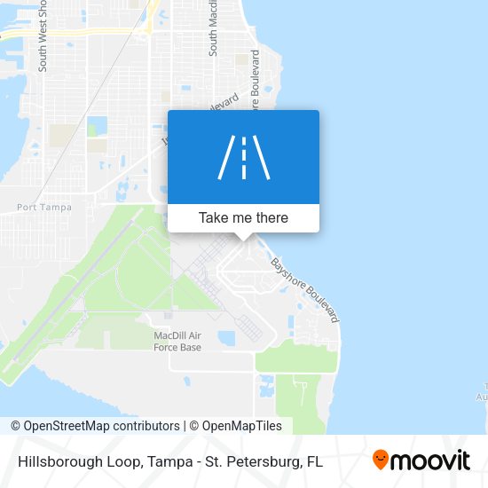 Hillsborough Loop map