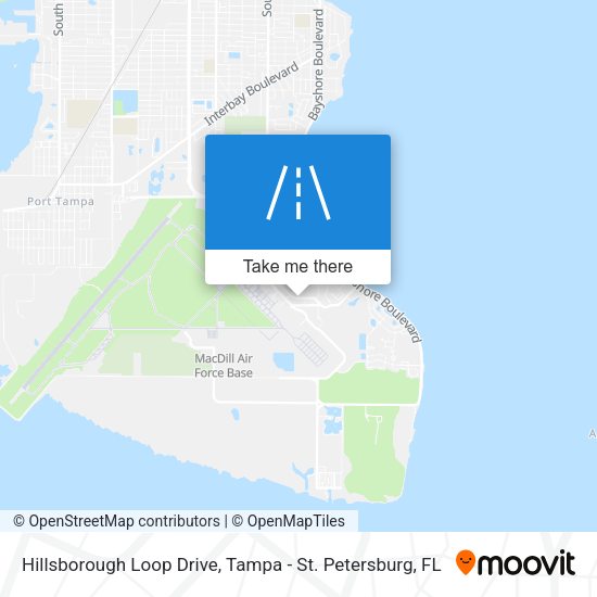 Mapa de Hillsborough Loop Drive