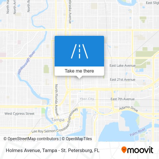 Mapa de Holmes Avenue