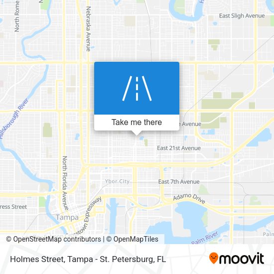 Holmes Street map