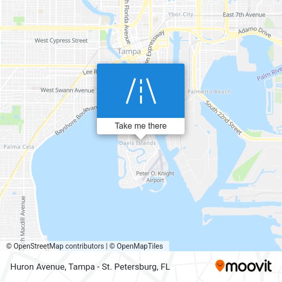 Huron Avenue map