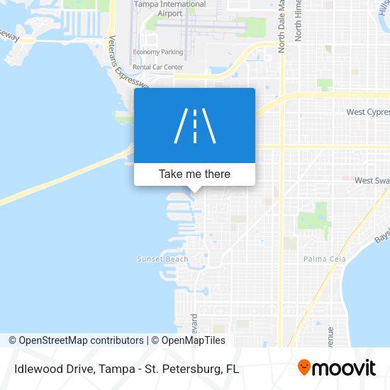 Idlewood Drive map