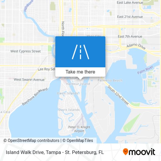 Mapa de Island Walk Drive