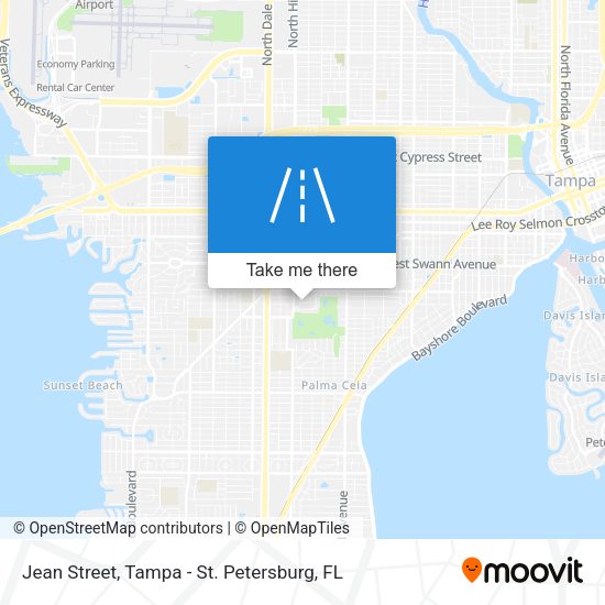Jean Street map