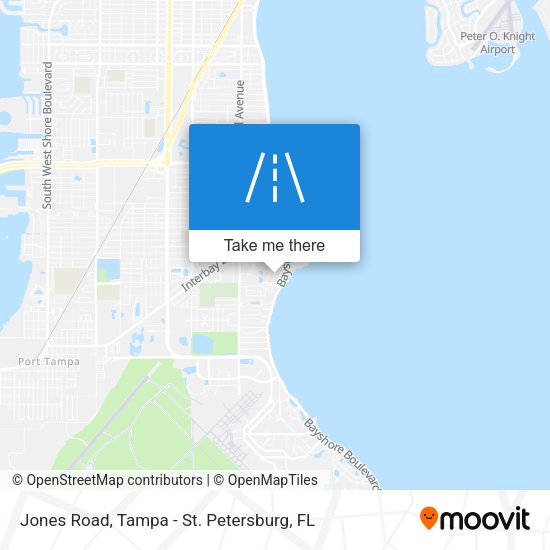 Jones Road map