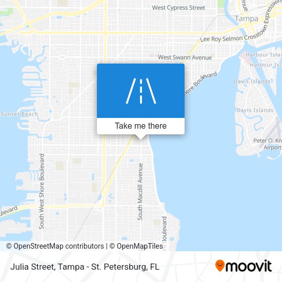 Julia Street map