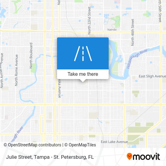 Julie Street map