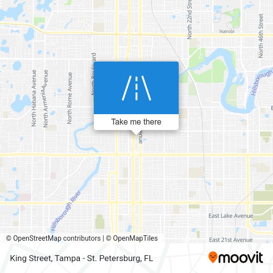 Mapa de King Street