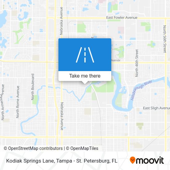 Mapa de Kodiak Springs Lane