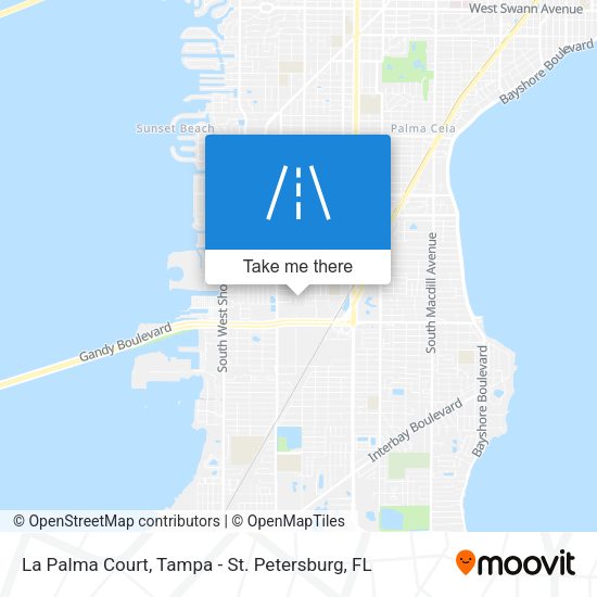 La Palma Court map