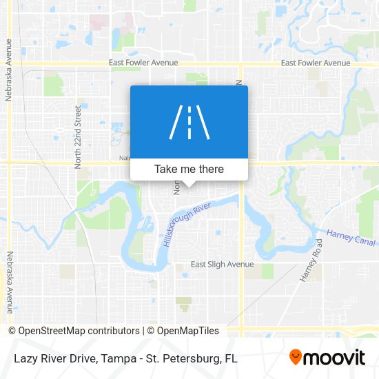Lazy River Drive map