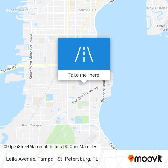 Leila Avenue map