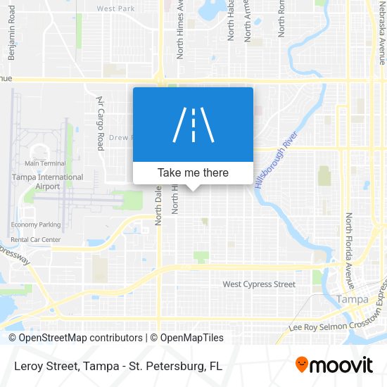 Leroy Street map
