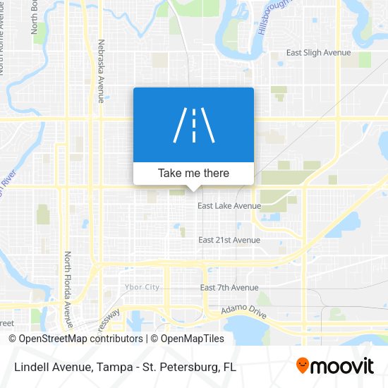 Lindell Avenue map