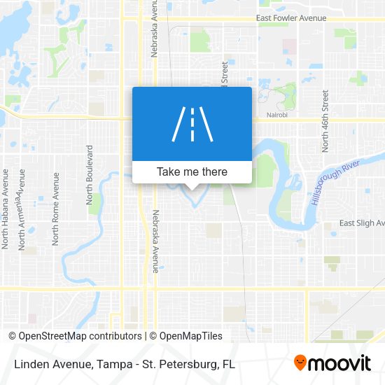 Mapa de Linden Avenue