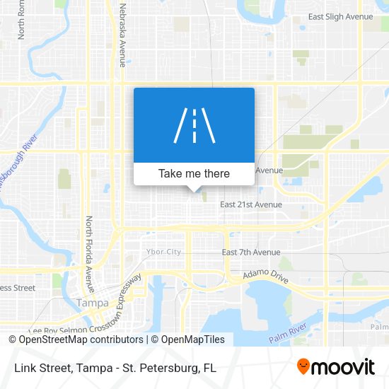 Link Street map