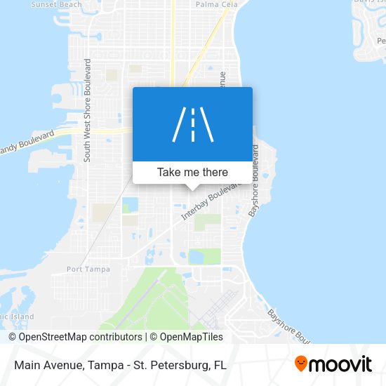 Mapa de Main Avenue