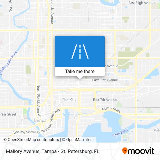 Mallory Avenue map