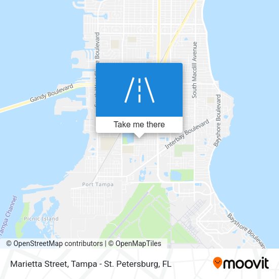 Marietta Street map