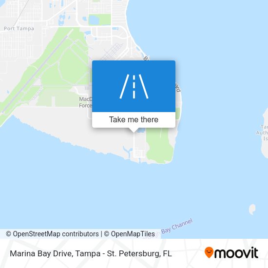 Mapa de Marina Bay Drive