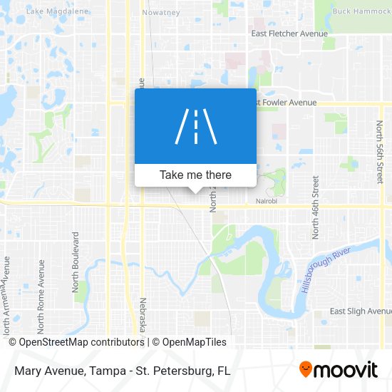 Mary Avenue map