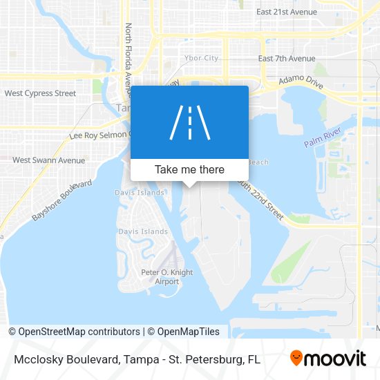 Mcclosky Boulevard map