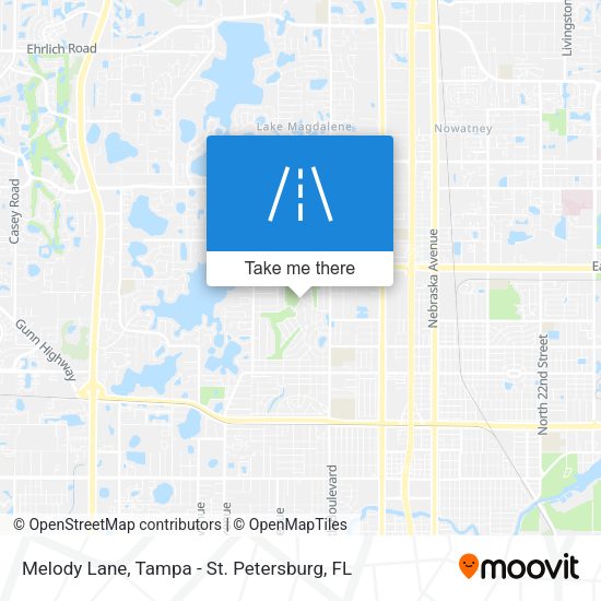 Melody Lane map