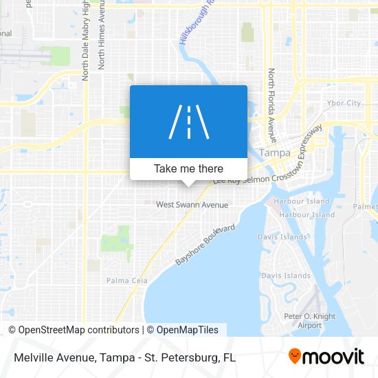 Melville Avenue map