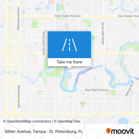Miller Avenue map