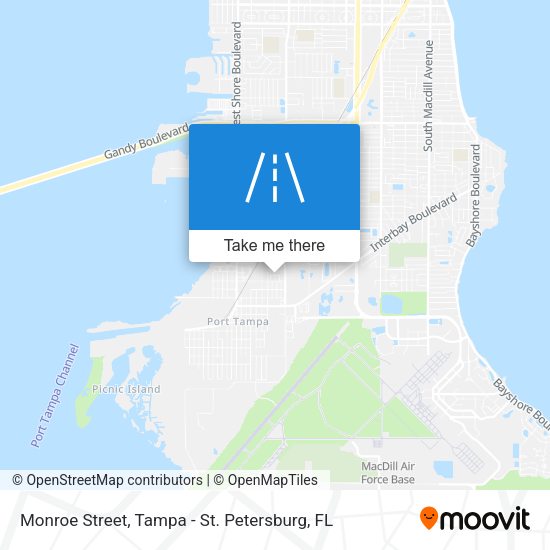 Monroe Street map