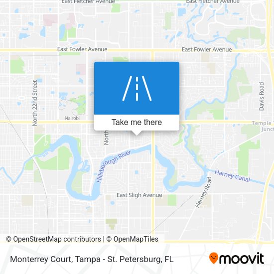 Mapa de Monterrey Court
