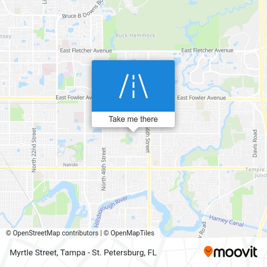 Myrtle Street map