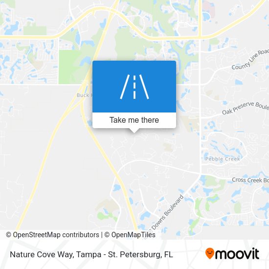 Nature Cove Way map
