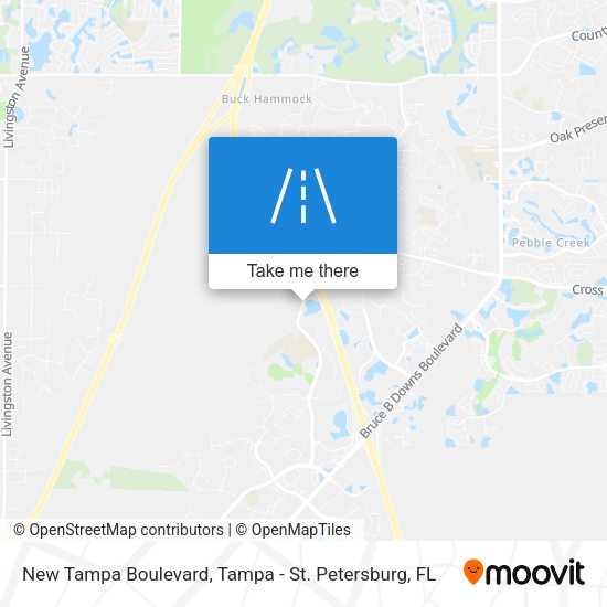 New Tampa Boulevard map