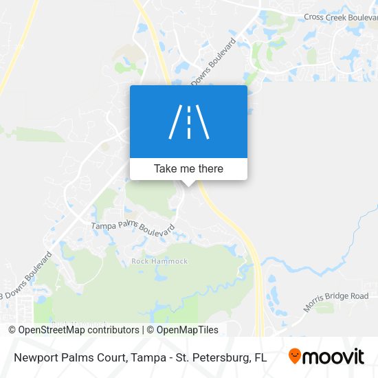 Newport Palms Court map