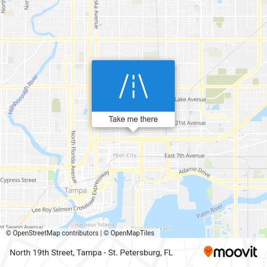 Mapa de North 19th Street