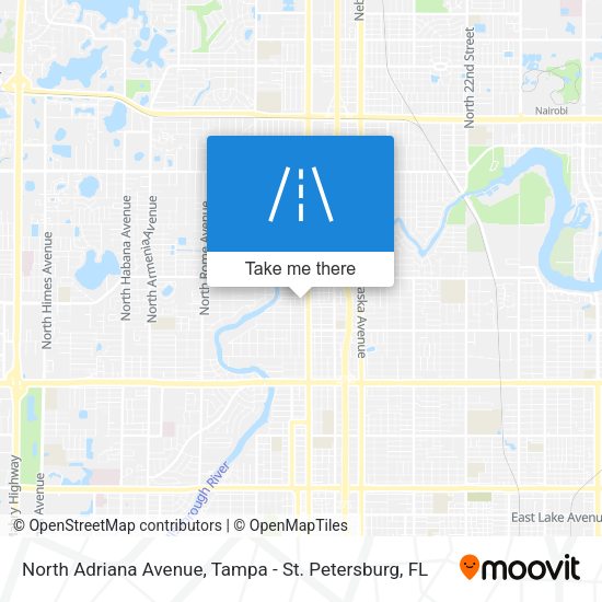 Mapa de North Adriana Avenue