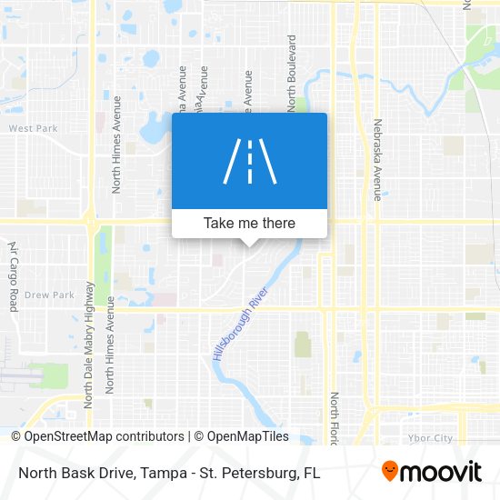 North Bask Drive map