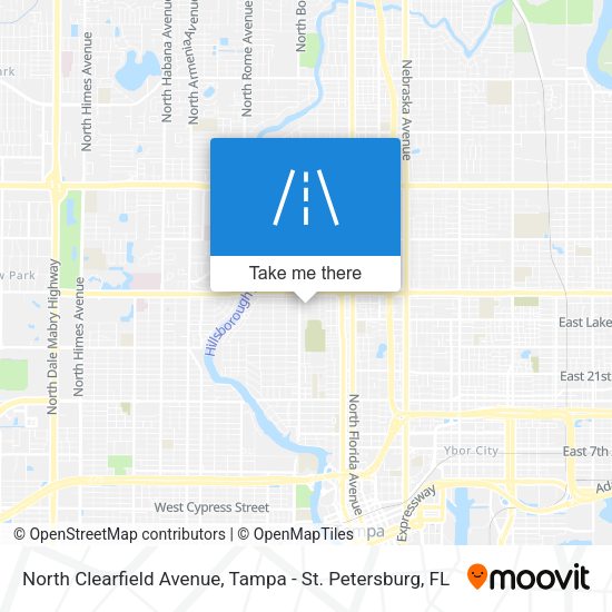 Mapa de North Clearfield Avenue