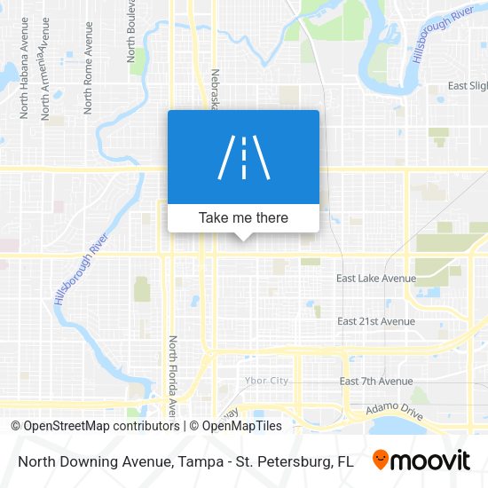 Mapa de North Downing Avenue