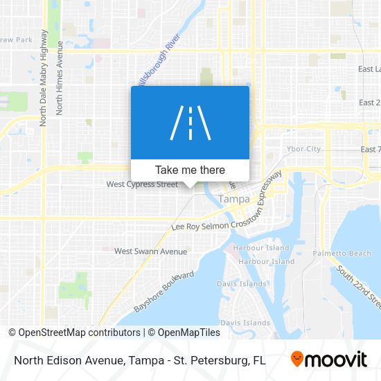Mapa de North Edison Avenue