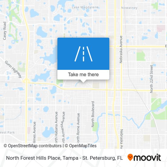 Mapa de North Forest Hills Place