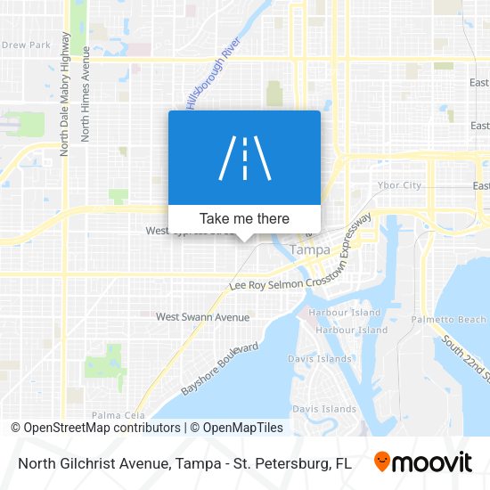 Mapa de North Gilchrist Avenue