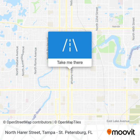 North Harer Street map