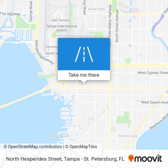Mapa de North Hesperides Street