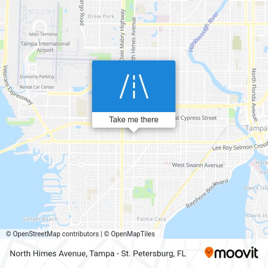 Mapa de North Himes Avenue