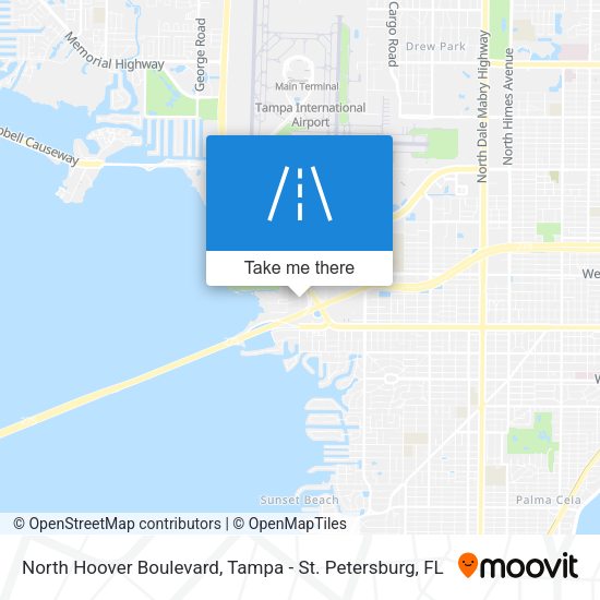 North Hoover Boulevard map