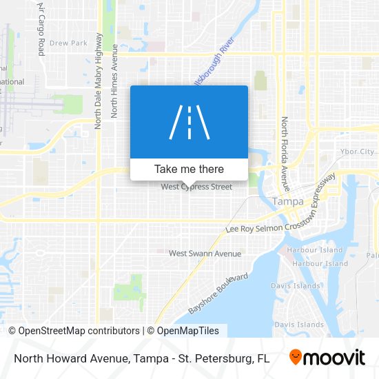Mapa de North Howard Avenue