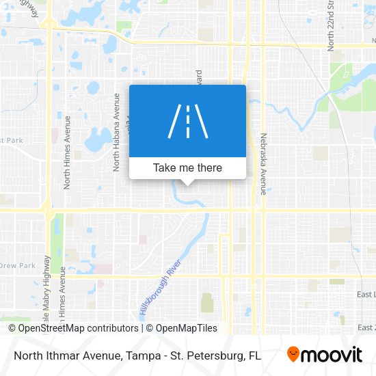 Mapa de North Ithmar Avenue